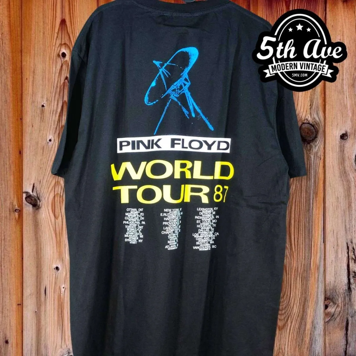 Pink Floyd World Tour 1987 - New Vintage Band T shirt