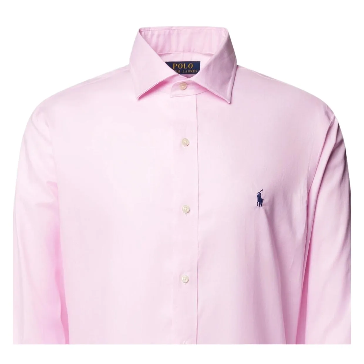 Polo Ralph Lauren Embroidery Logo Custom Fit Pink Shirt