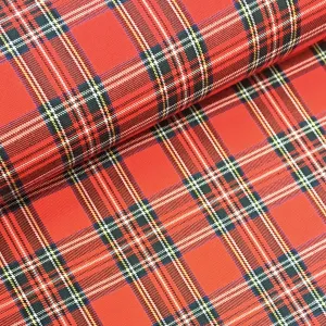 Polyester Viscose Tartan - Royal Stewart