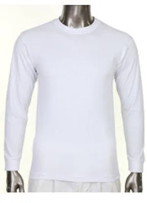 Pro Club Heavyweight Long Sleeve White T Shirt
