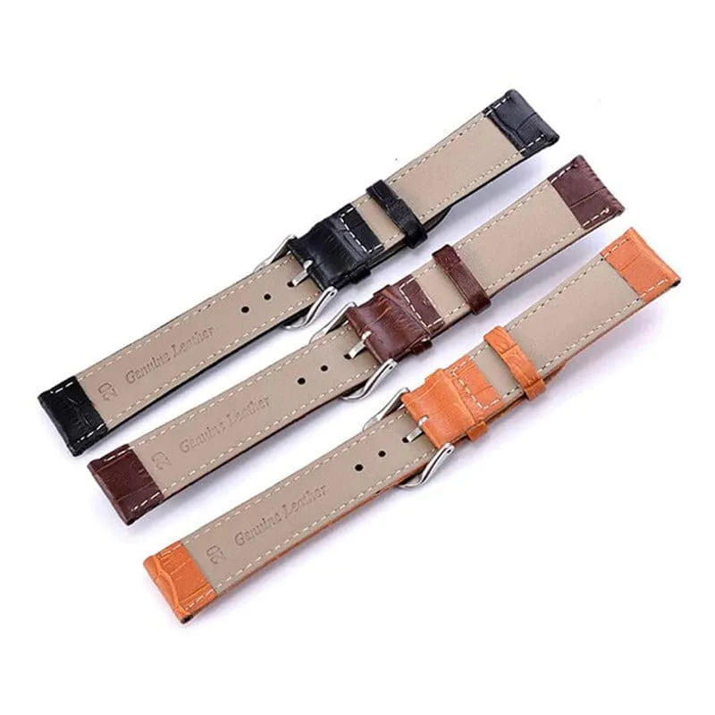 Snakeskin Leather Watch Straps Compatible with the Huawei Watch 2 Classic
