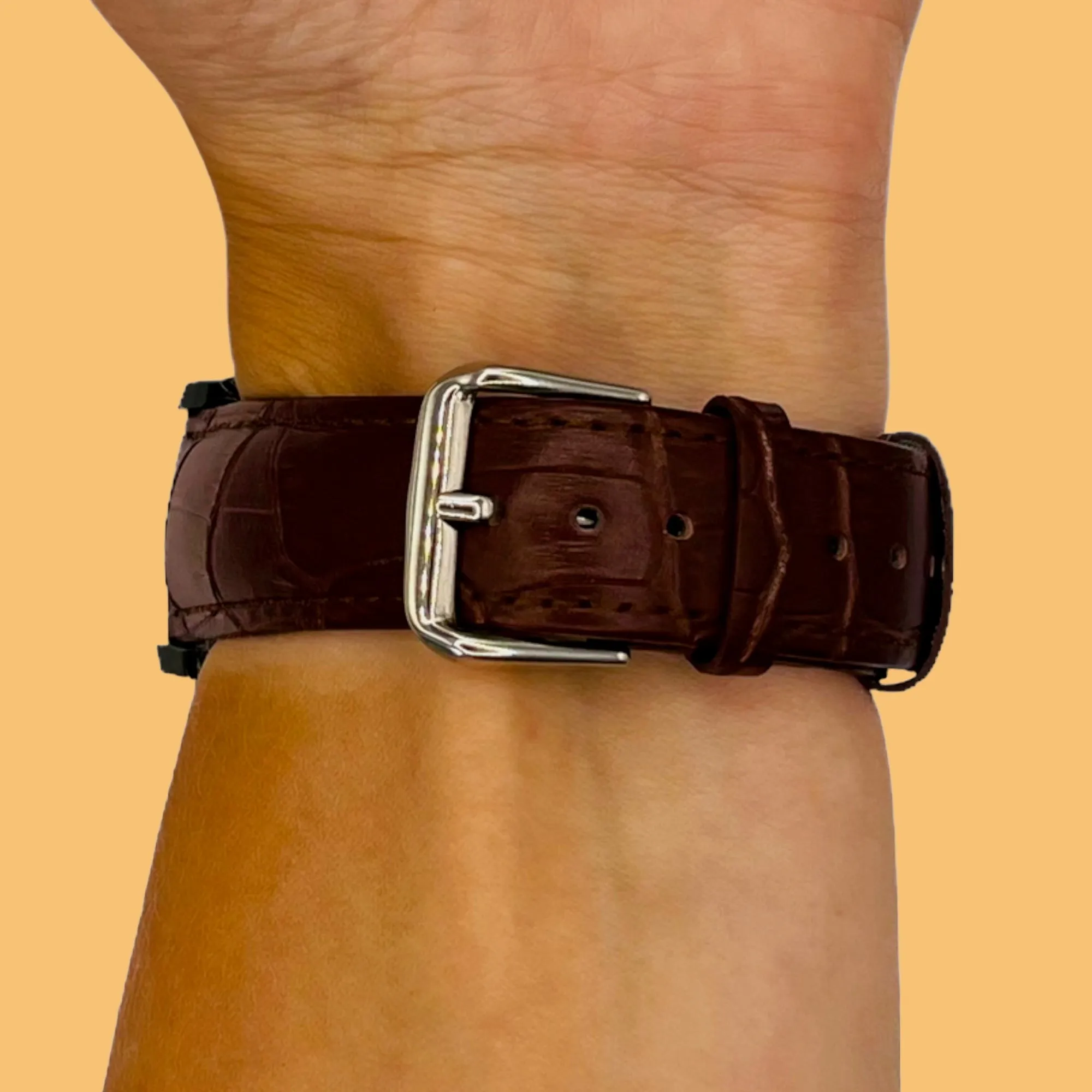 Snakeskin Leather Watch Straps Compatible with the Huawei Watch 2 Classic