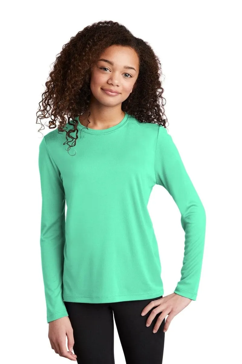 Sport-Tek YST420LS: Youth Posi-UV Pro Long Sleeve Tee