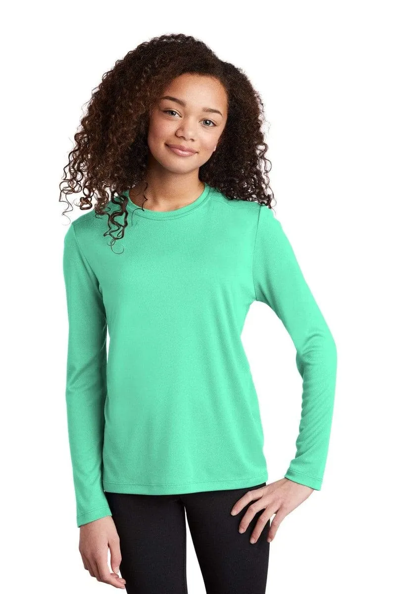 Sport-Tek YST420LS: Youth Posi-UV Pro Long Sleeve Tee