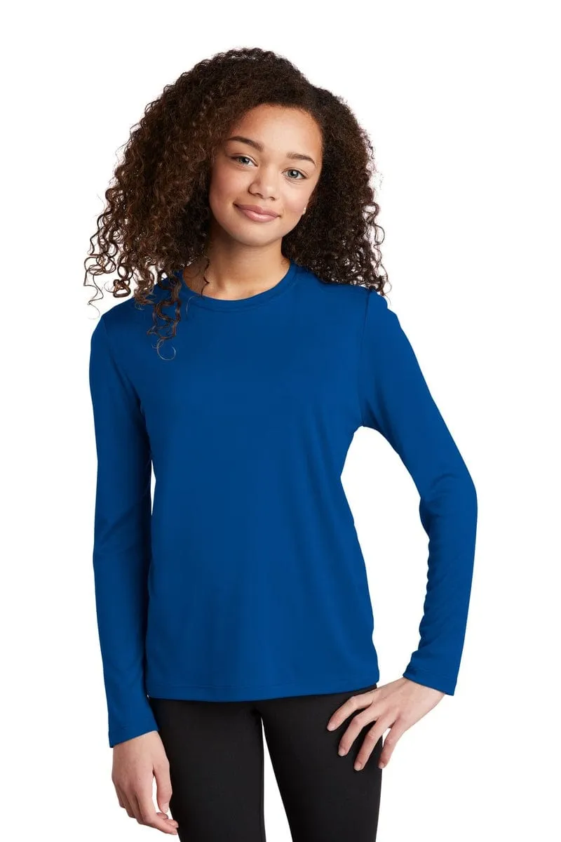 Sport-Tek YST420LS: Youth Posi-UV Pro Long Sleeve Tee