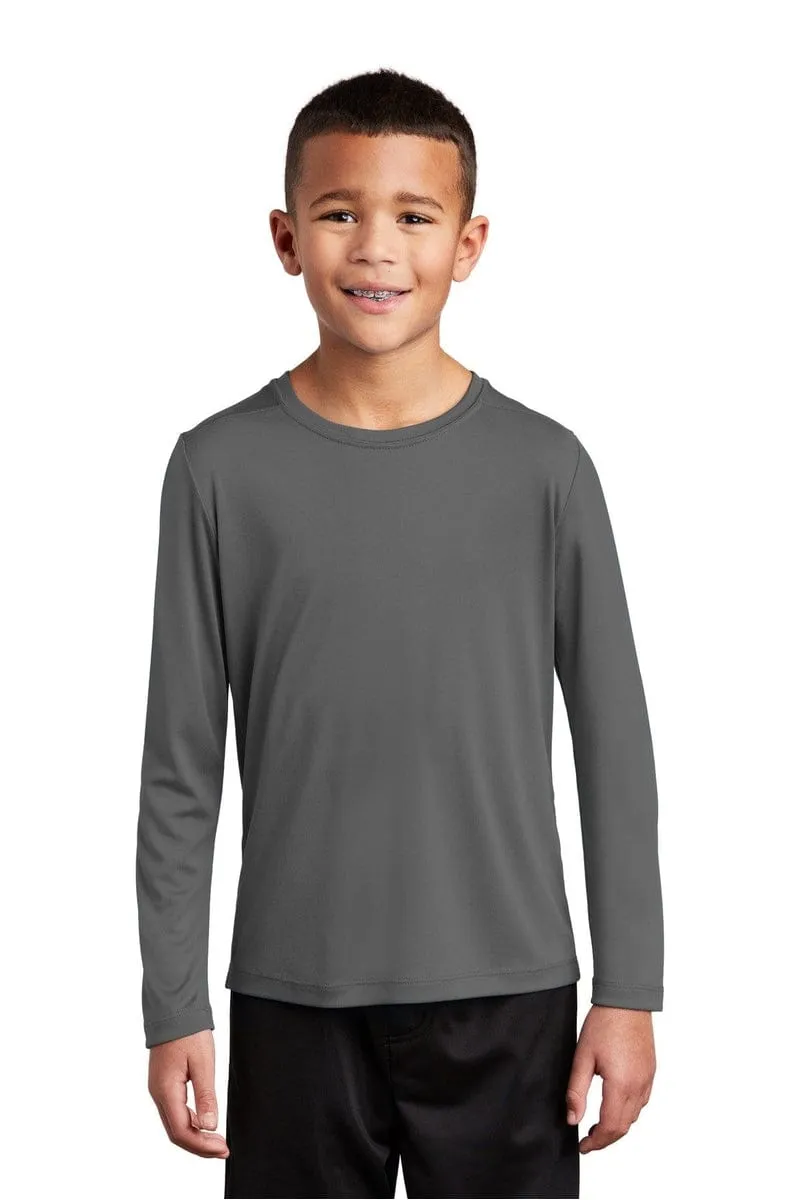Sport-Tek YST420LS: Youth Posi-UV Pro Long Sleeve Tee