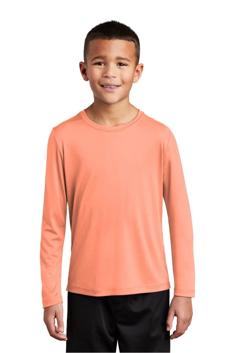 Sport-Tek YST420LS: Youth Posi-UV Pro Long Sleeve Tee