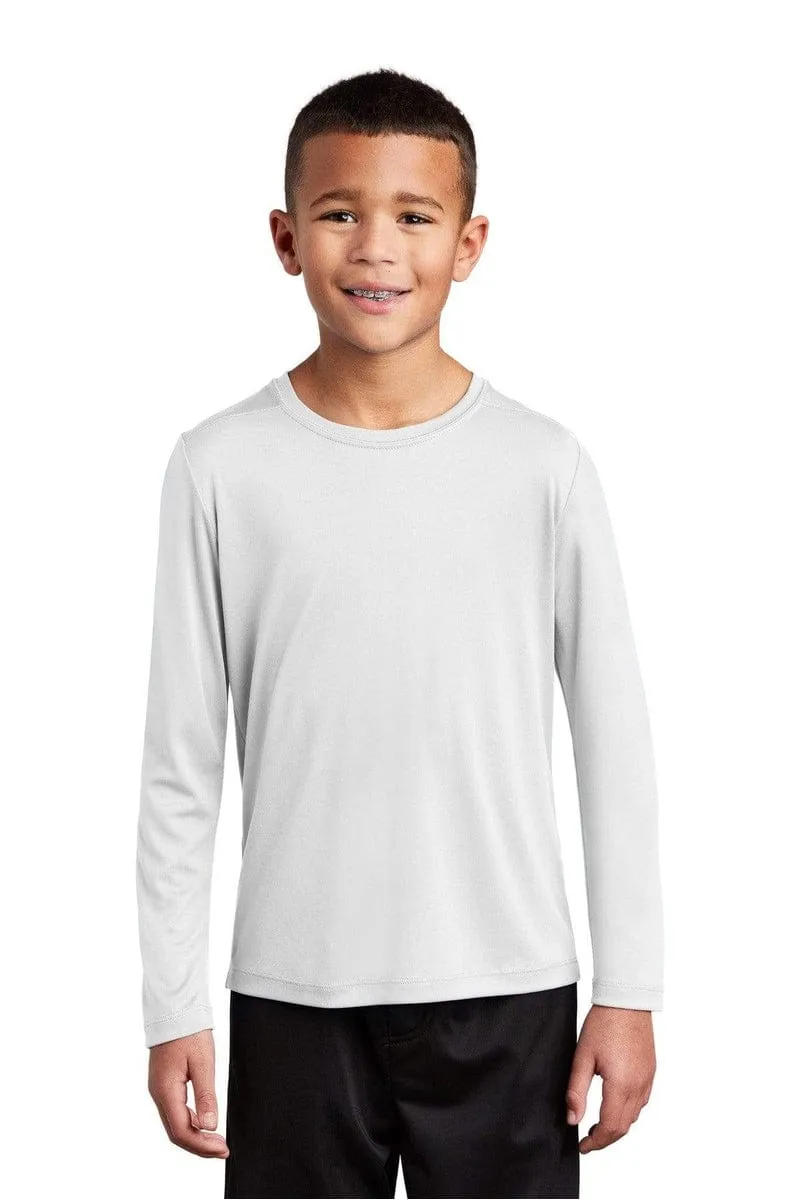 Sport-Tek YST420LS: Youth Posi-UV Pro Long Sleeve Tee
