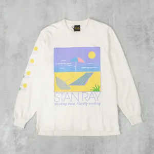 Stan Ray Hardly Working L/S Tee - Natural