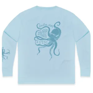 SunDiego Dont Get Inked Heavyweight Long Sleeve Tee - Sky Blue