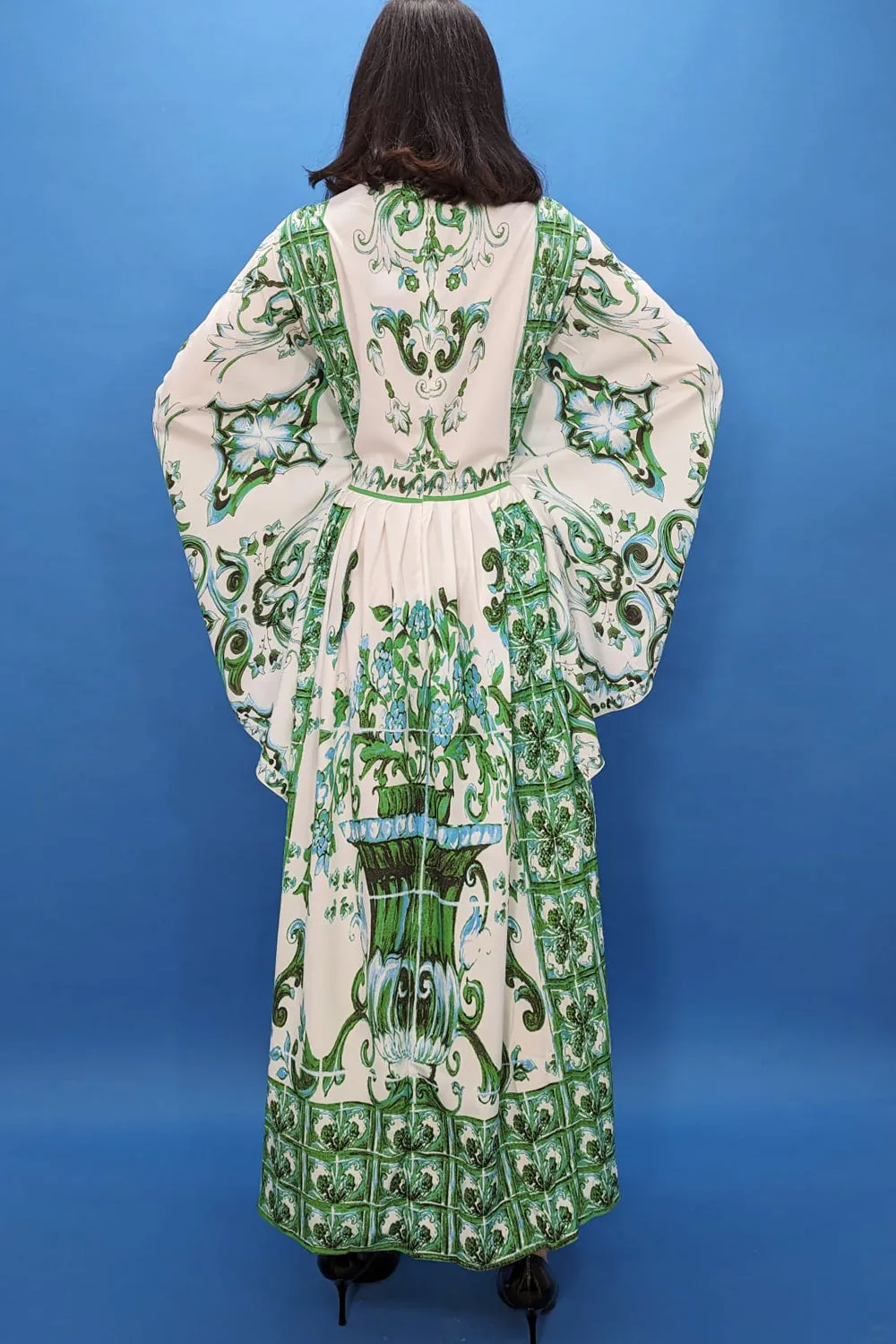 T2137 DRESS (GRN, BLUE)