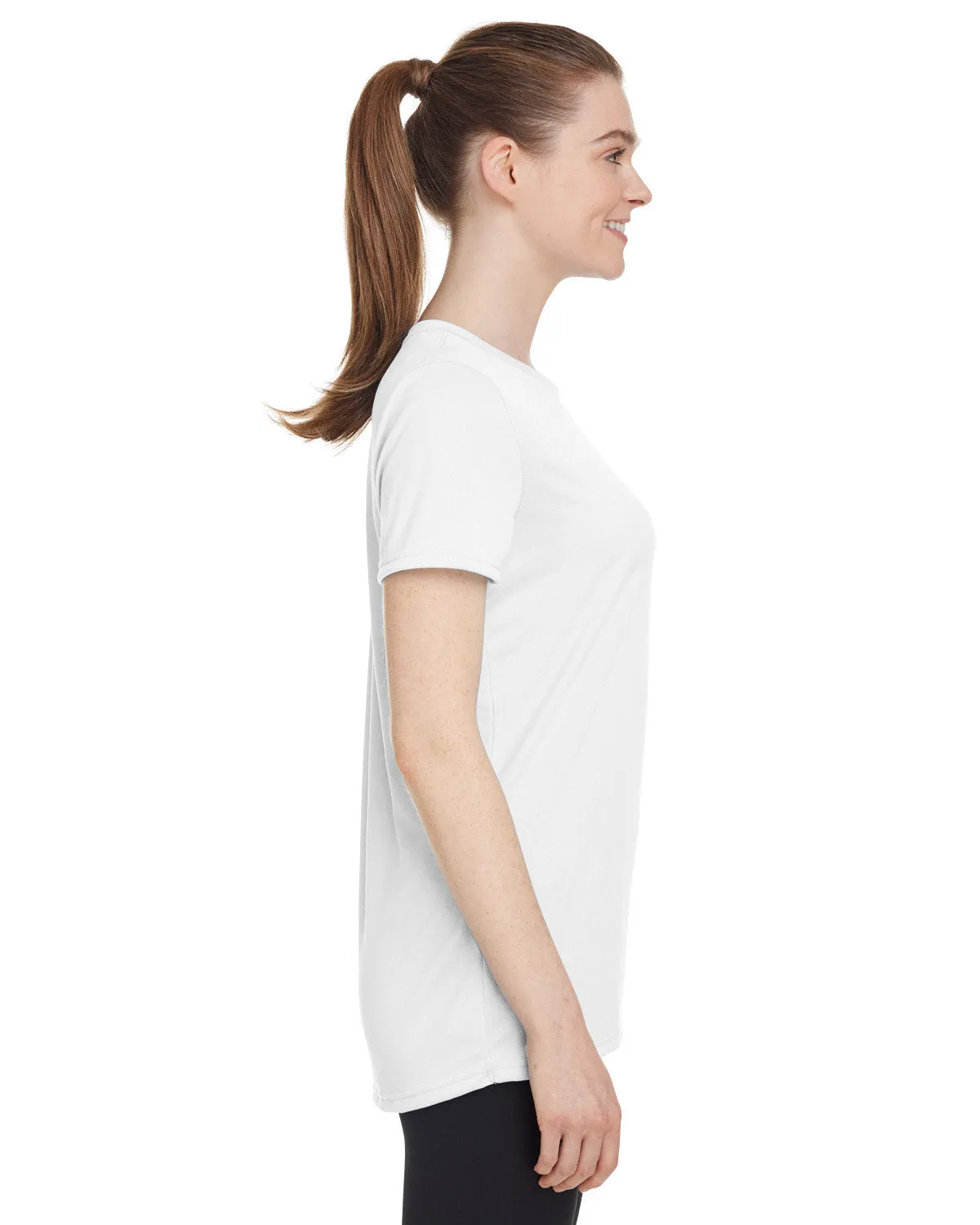 Under Armour Ladies Tech Custom T-Shirts, White