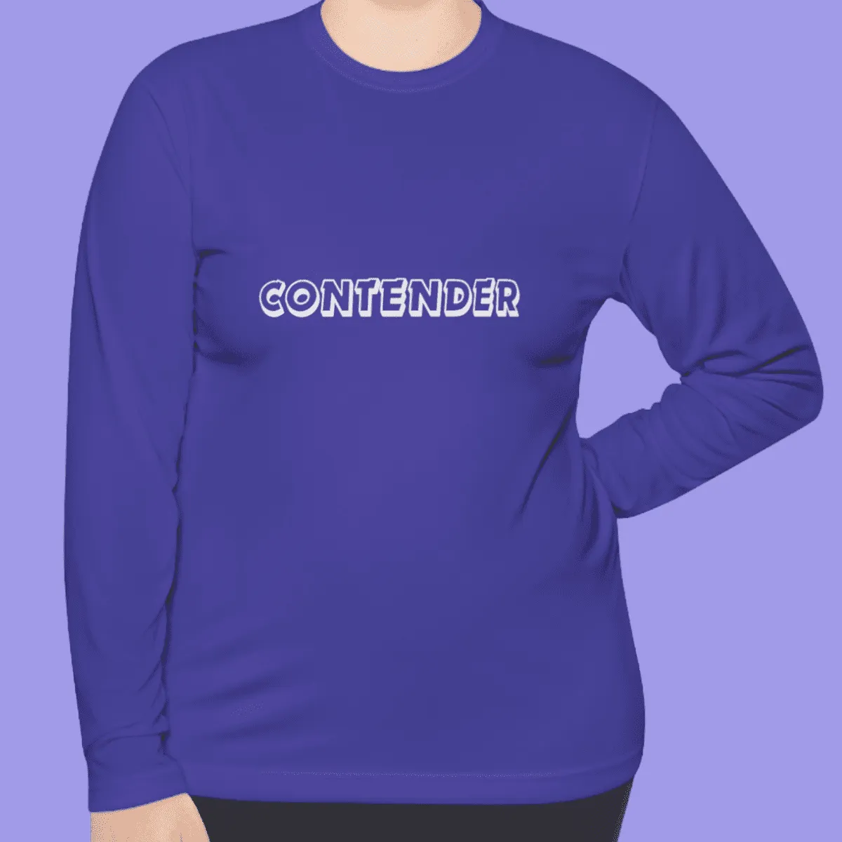 Unisex Contender Lightweight Long Sleeve Tee