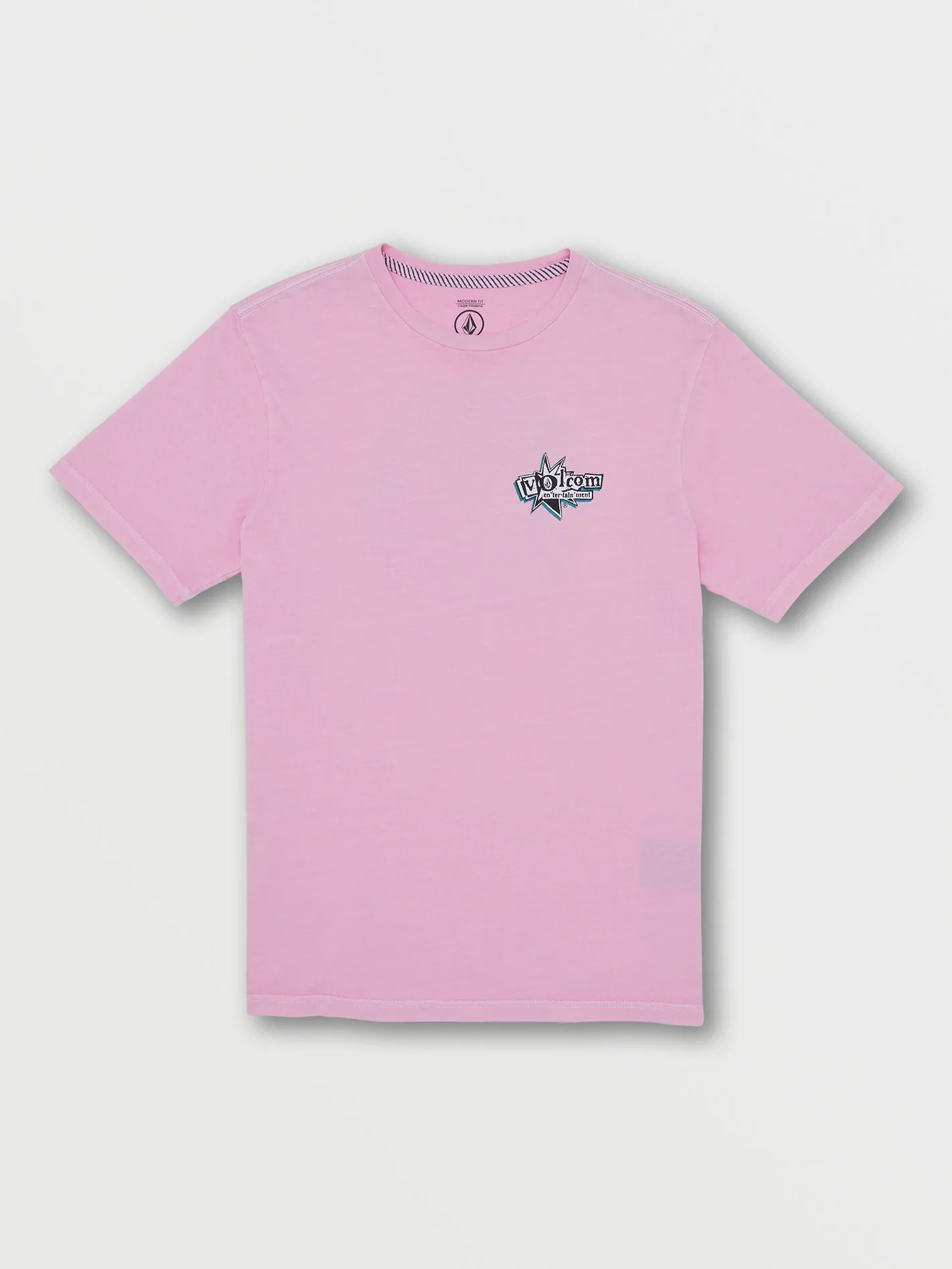 Volcom Entertainment Long Playing Short Sleeve Tee - Reef Pink