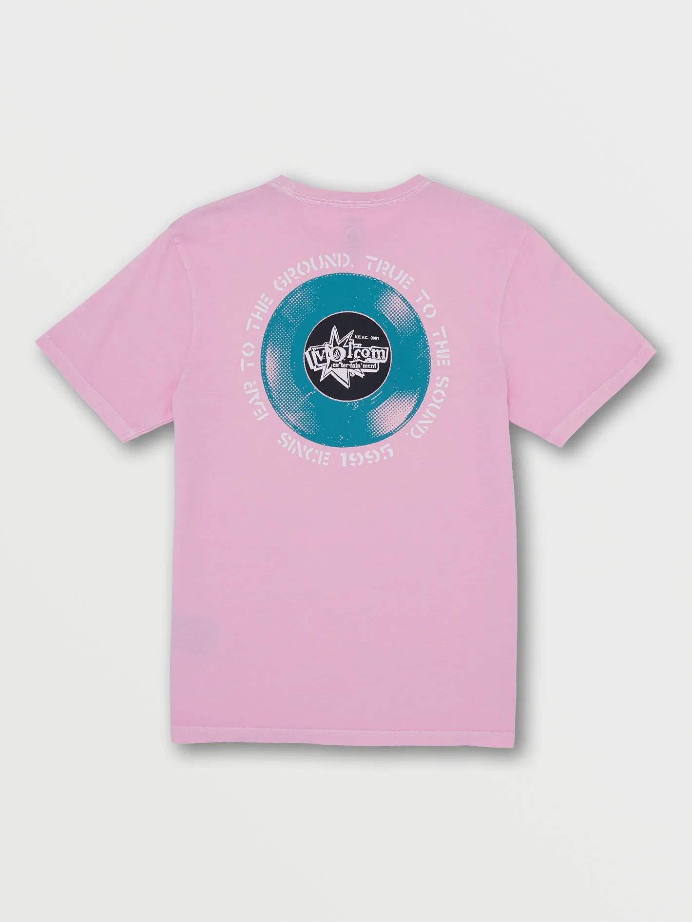 Volcom Entertainment Long Playing Short Sleeve Tee - Reef Pink
