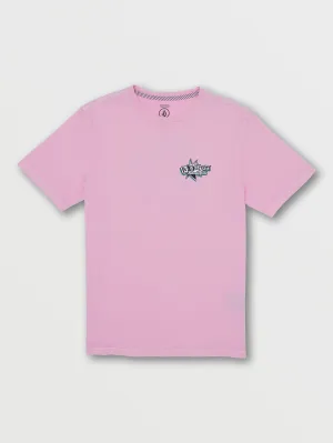 Volcom Entertainment Long Playing Short Sleeve Tee - Reef Pink