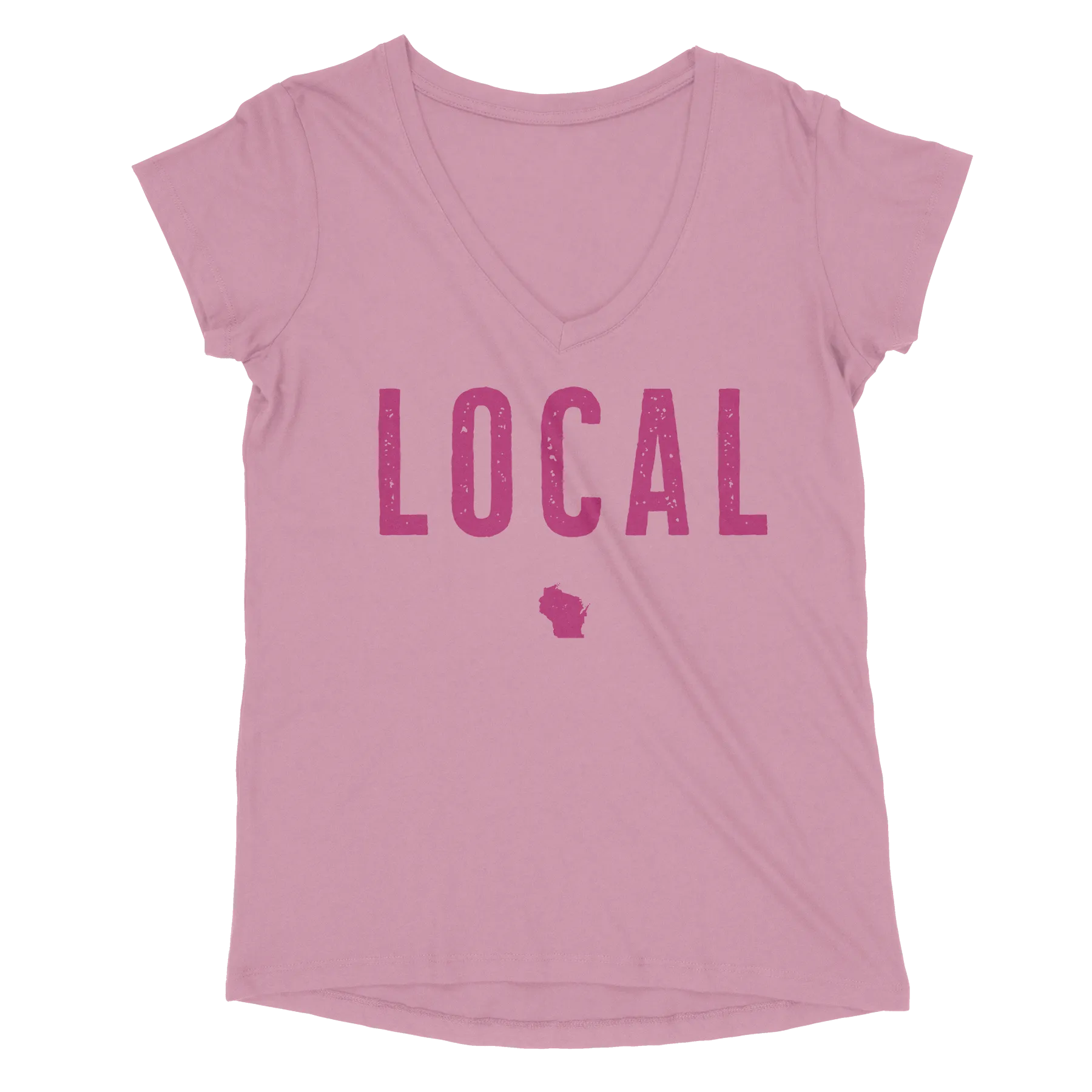 Wisconsin Local Women’s Tri V-Neck Tee