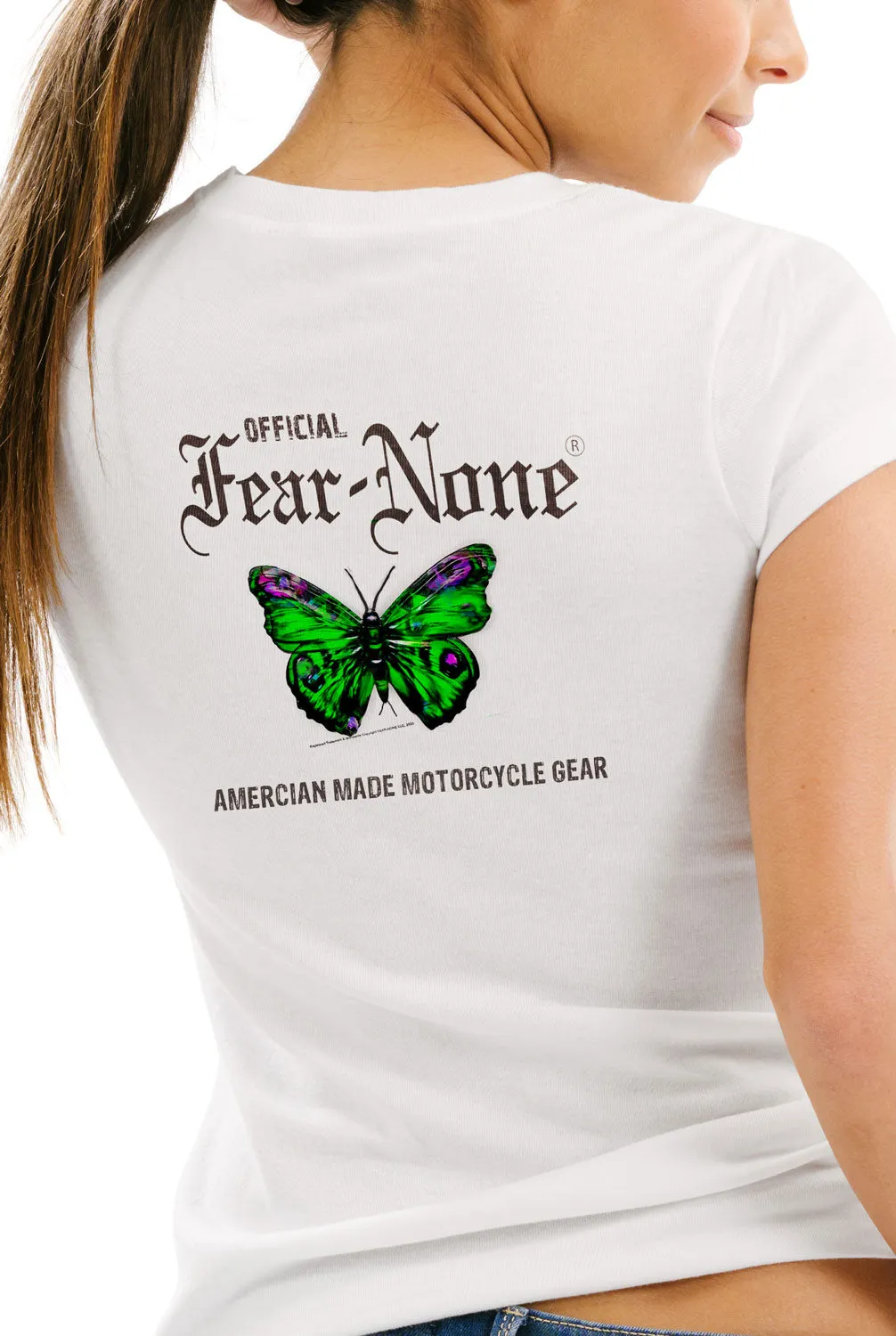 Womens Classic Freedom Butterfly Rider Tee