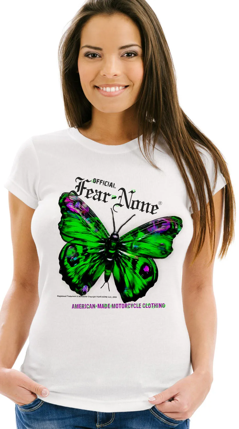 Womens Classic Freedom Butterfly Rider Tee