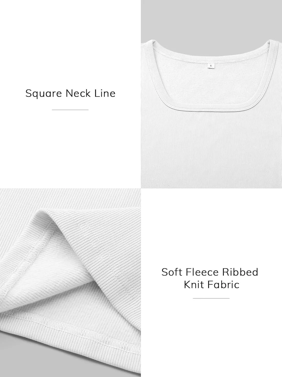 Womens Long Sleeve Scoop Neck Shirts Ribbed Knit Tops Slim Fitted Tees Basic Casual Fall Outfits
