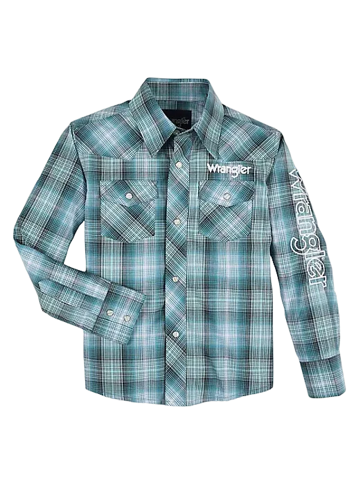 Wrangler Boy's Larkspur Snap Shirt