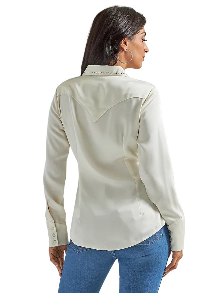 Wrangler Women's Retro Satin Western Shirt