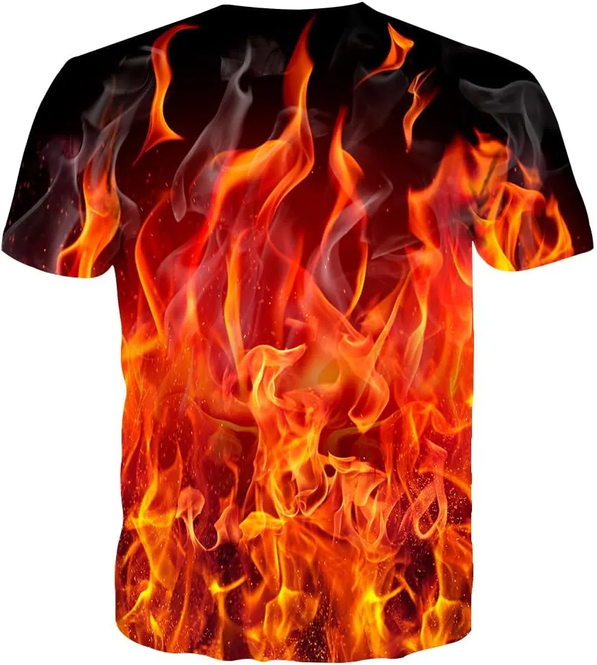 Yasswete Mens Womens Graphic T-Shirts Unisex 3D Printed Short Sleeve Shirts Tops