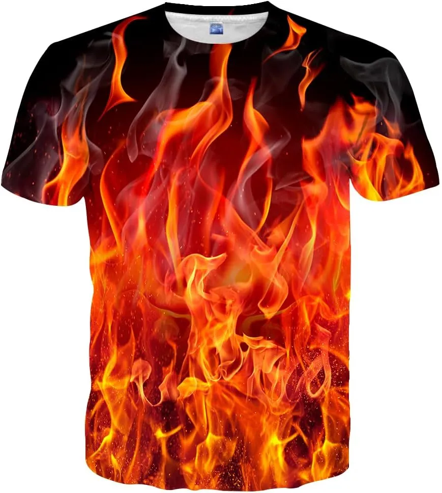 Yasswete Mens Womens Graphic T-Shirts Unisex 3D Printed Short Sleeve Shirts Tops