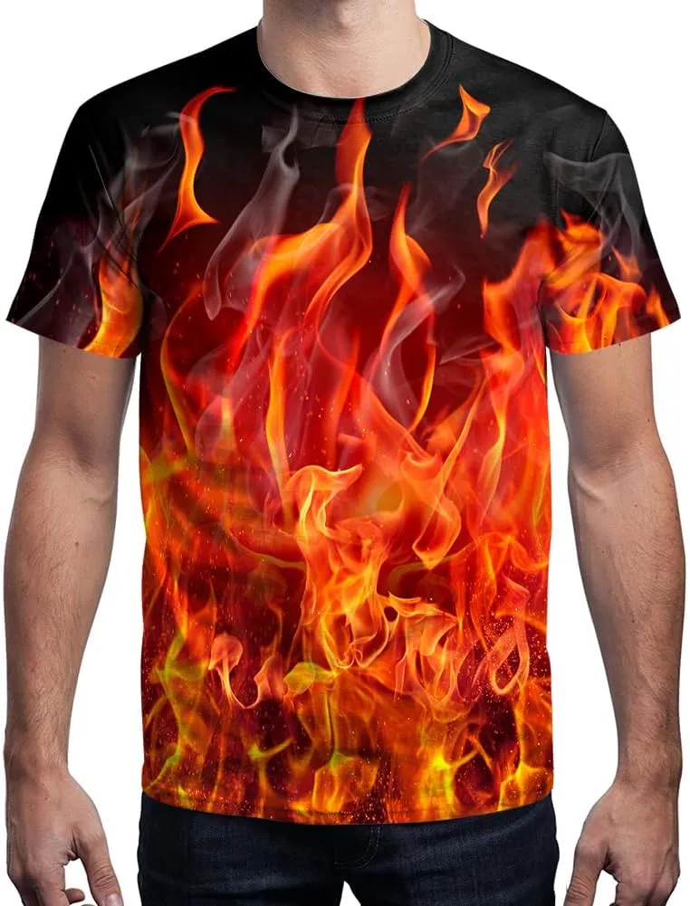 Yasswete Mens Womens Graphic T-Shirts Unisex 3D Printed Short Sleeve Shirts Tops
